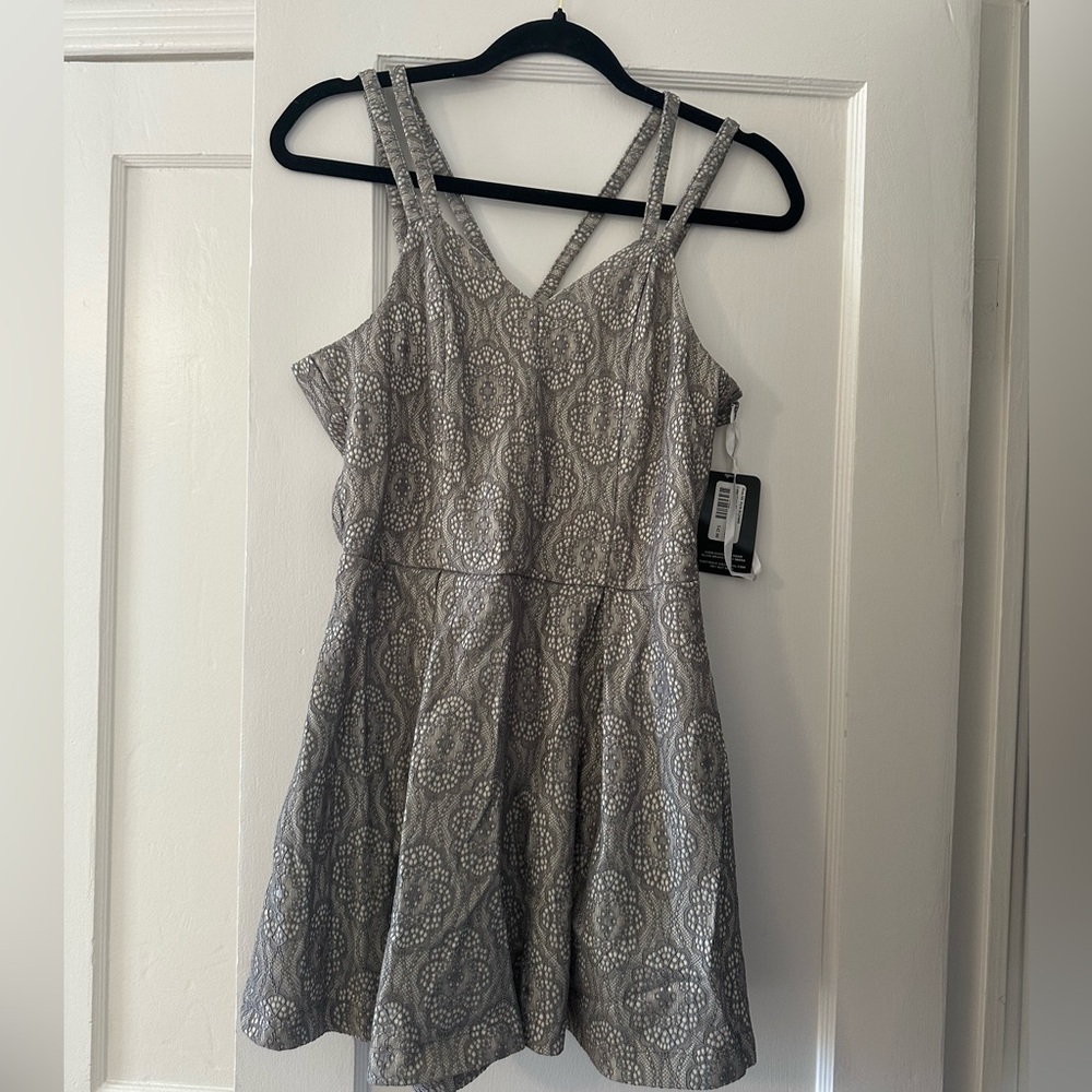 Grey boutique romper